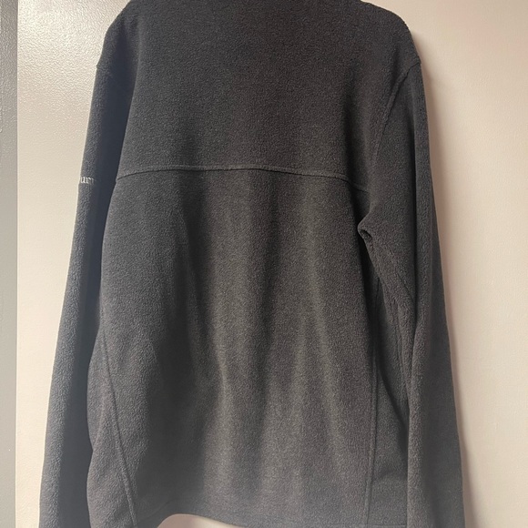 Men’s gray zip fleece jacket - Picture 4 of 4